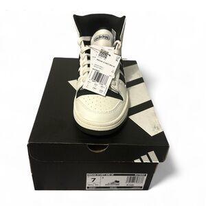 Adidas High-Top Sneakers - Black and White